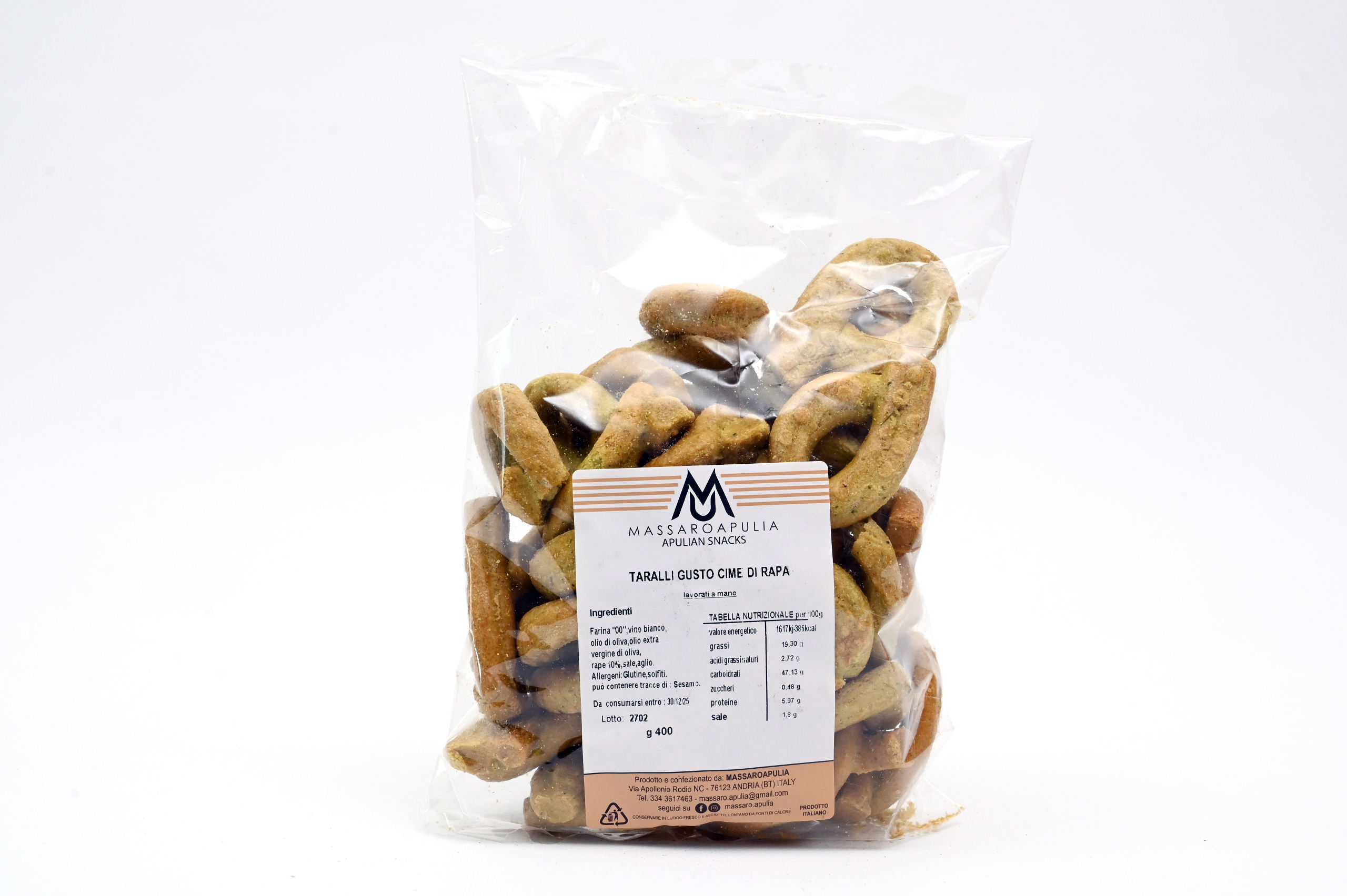 Taralli alle cime di rapa